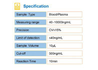 Kit Pengujian Jantung Cepat PCR FIA Real Time Untuk D-Dimer ISO 13485 Disetujui