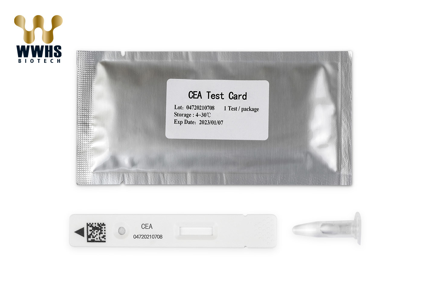 WWHS CEA FIA Rapid Quantitative Test Kit 25T POCT Assay Sensitivitas Tinggi