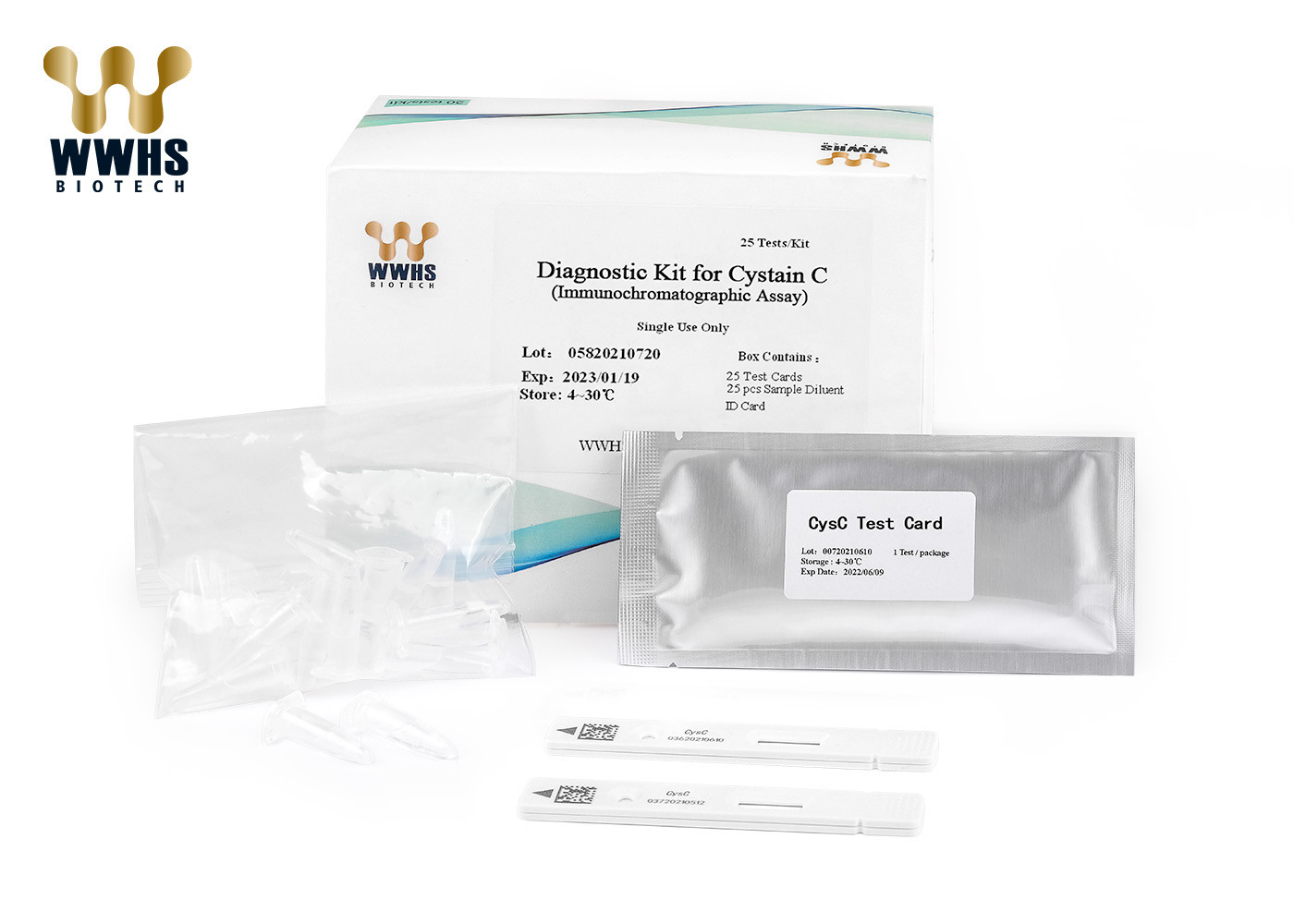 Cystatin C Real Time PCR Kit Sensitivitas Tinggi 12 Bulan Umur simpan