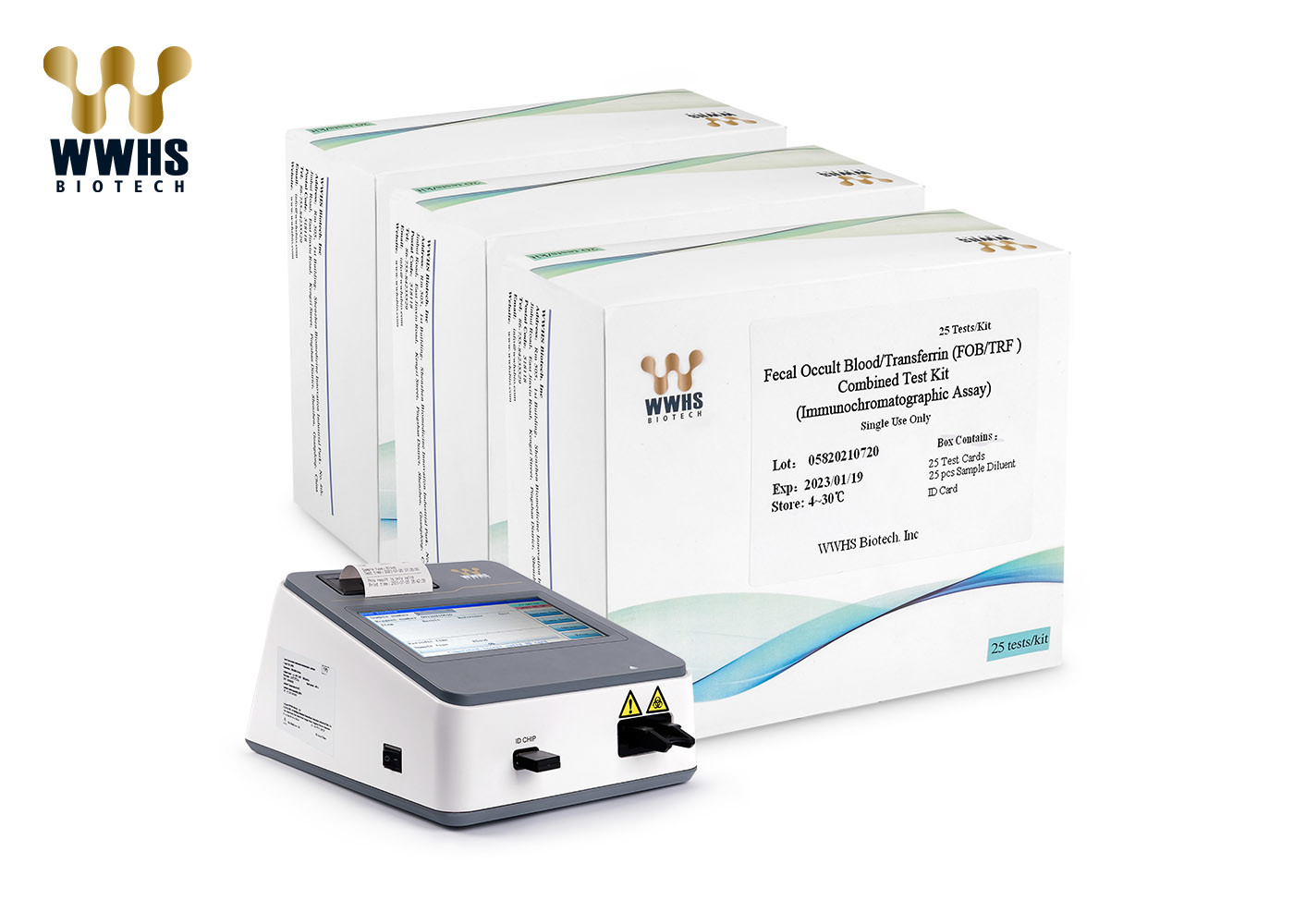 FOB dan TRF Real Time PCR WWHS Kit Tes Kuantitatif Cepat FIA Akurasi Tinggi