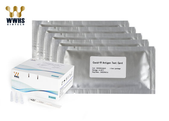 Kit Reagen Covid-19 Akurasi Tinggi / Kit Tes Cepat SARS-CoV-2 Antigen Koloid Emas